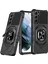 Pc+ Tpu Hibrid Telefon Kapağı Samsung Galaxy S21+ 5g Için Kickstand, Anti-Fall Hava Yastıkları Koruma Telefon Kılıfı Yerleşik Manyetik Tutucu Metal Sac-Black (Yurt Dışından) 1