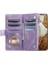 Samsung Galaxy A14 4g/5g Pu Deri Telefon Kılıfı Rhombus Strap-Purple ile Baskılı Fermuar Cüzdan Kapağı (Yurt Dışından) 2