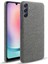 Samsung Galaxy A24 4g/5g Cep Telefonu Kılıfı Kumaş+Sert Pc Şok Geçirmez Slip Slip Fone Cover-Grey (Yurt Dışından) 1