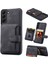 Samsung Galaxy S22+ 5g Cüzdan Rfıd Engelleme Telefon Kapağı Kickstand Deri Kaplamalı Tpu Case-Black (Yurt Dışından) 1