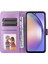 Samsung Galaxy M54 5G/F54 Için 5g Pu Deri Deri Flip Telefon Kılıfı Ayçiçeği Baskılı Stand Cüzdan Kapak Morası (Yurt Dışından) 2