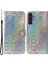 Samsung Galaxy A34 Için 5g Pu Deri Göz Kamaştırıcı Çiçek Deseni Tam Koruma Cüzdan Kılıfı Stand Manyetik Kapatma Strap-Grey ile Flip Telefon Kapağı (Yurt Dışından) 1