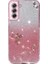 Kadem Toz Geçirmez Telefon Geri Kapağı Samsung Galaxy S21 Fe 5g, Çiçek Desen Dekor Rhinestone Glitter Tozu Esnek Tpu Cep Telefonu Kılıf Golü Altın (Yurt Dışından) 1