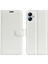 Samsung Galaxy A04E 4G/F04 4G/M04 4g, Litchi Doku Pu Deri Anti-Sracratch Telefon Flip Case-White (Yurt Dışından) 1