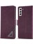 Forwenw F3 Serisi Samsung Galaxy S23+ Folio Flip Deri Cüzdan Stand-Wine Red ile Deri Deri Telefon Kılıfı (Yurt Dışından) 1