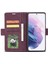 Forwenw F3 Serisi Samsung Galaxy S23+ Folio Flip Deri Cüzdan Stand-Wine Red ile Deri Deri Telefon Kılıfı (Yurt Dışından) 2