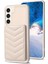 Samsung Galaxy S23+ Dalga Dikiş Dokusu Için BF26 Kart Tutucu Kickstand Case Tpu+ Pu Deri Telefon Kapak Bej (Yurt Dışından) 2