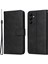 Samsung Galaxy A24 Için 4g Pu Deri Cüzdan Telefon Kılıf Buzağı Dokusu Anti-Drop Stand Mobil Kapak Black (Yurt Dışından) 1