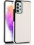 Samsung Galaxy A73 Için 5g Çift Düğme Kart Tutucu Kickstand Smartphone Cover Pu Deri Kaplamalı Tpu Telefon Vaka-Beyaz (Yurt Dışından) 1