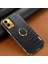 Samsung Galaxy A04 4g (164.4 x 76.3 x 9.1 Mm) Timsah Doku Telefon Kılıfı Elektrokaplatma Halkası Kickstand Pu Deri Kaplamalı Tpu Kapak Black (Yurt Dışından) 2