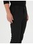 Erkek Siyah Slim Fit Beli Lastikli Kanvas Pantolon 50278461-VR046 5