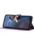 Samsung Galaxy A23 5g (Global VERSIYON)/A23 4g Çiçekler Izni Stand Telefon Kılıfı Deri Deri Cüzdan Koruyucu Kapak Morası (Yurt Dışından) 2