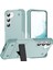 Samsung Galaxy S23, Kickstand Pc+Tpu Koruyucu Cep Telefonu Vaka Işığı Yeşil/yeşil (Yurt Dışından) 1
