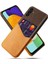 Samsung Galaxy A54 5g Kart Tutucu Kumaş Doku Telefon Kasası Kaymaz Pu Deri Kaplamalı Sert Pc Çizik Dirençli Telefon Geri Kapak-Turun (Yurt Dışından) 1