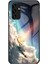 Samsung Galaxy A24 Için 4g Temperli Cam Yıldızlı Gökyüzü Kılıf Pc+Tpu Şok Geçirmez Telefon Kapak Parlak Yıldızlı Gökyüzü (Yurt Dışından) 1