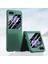 Samsung Galaxy Z Flip5 5g Pc Pc Telefon Kılıfı Küçük Ekranlı Film-Dark Green ile Cilt Şok Geçirmez Kapak (Yurt Dışından) 2