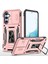 Samsung Galaxy A54 5g Için Zırh Serisi Telefon Kılıfı, Pc+Tpu Şok Geçirmez Telefon Kapağı Kickstand-Rose Gold (Yurt Dışından) 1