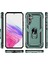 Samsung Galaxy A54 5g Şok Geçirmez Telefon Kasası Askeri Sınıfı Telefon Geri Kapağı ile Yüzük Kickstand-Blackish Yeşil (Yurt Dışından) 2