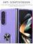 Samsung Galaxy Z Fold5 Için 5g Yüzük Kickstand Telefon Kasası Sabit Pc Anti-Damla Kapak Desteği Manyetik Araç Montaj-Moral (Yurt Dışından) 2