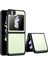 Samsung Galaxy Z Flip5 5g Cep Telefonu Geri Kapak Temiz Koruyucu Şok Geçirmez Tpu+Akrilik Case-Black (Yurt Dışından) 1