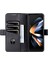 Samsung Galaxy Z Fold5 5g Pu Deri Deri Cüzdan Kılıf Flip Folio Stand Telefon Kapak Black (Yurt Dışından) 2