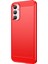 Samsung Galaxy Için M14 5g Yumuşak Tpu Kapak Karbon Fiber Fırçalanmış Telefon Kabuğu Kırmızısı (Yurt Dışından) 2