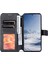 Samsung Galaxy S23 Için+ Buzağı Doku Deri Koruyucu Telefon Kapağı Cüzdan Stand-Black (Yurt Dışından) 2