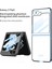 Samsung Galaxy Z Flip5 Için Gkk 5g Katlanır Telefon Kapağı Kabuğu Elektrokaplama Plastik Telefon Kılıfı Temperli Cam Ekran Film Şampiyonu Altın (Yurt Dışından) 2