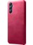 Samsung Galaxy Için M54 5G/F54 5g Buzağı Dokusu Telefon Kılıfı Şok Geçirmez Pu Deri+Pc Akıllı Telefon Kapak-Rose (Yurt Dışından) 1
