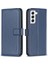 Samsung Galaxy S22+ 5g Telefon Kılıfı Stand Cüzdan Pu Deri Telefon Kapak Mavisi (Yurt Dışından) 1