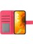 Samsung Galaxy A24 Için 4g HT04 Deri Flip Telefon Kılıfı Ayçiçeği Desen Stand Cüzdan Kapağı Omuz Kayışı Rose (Yurt Dışından) 2