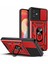 Samsung Galaxy A04E 4G/F04 4G/M04 4g, Sert Pc Yumuşak Tpu Koruyucu Kickstand-Red ile Slayt Kamera Telefon Kılıfı (Yurt Dışından) 1