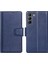 Samsung Galaxy S23 Için Hanman Mill Serisi+ Telefon Deri Kılıf Stand Cüzdan Cep Telefonu Kapak Sapfire (Yurt Dışından) 1