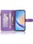 Samsung Galaxy A34 5g Fermuarı Cep Telefonu Cüzdan Case Cep Telefonu Kapağı 2 Kayış-Mor ile (Yurt Dışından) 2