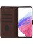 Samsung Galaxy A53 5g Telefon Kabuğu Cüzdanı Pu Deri Deri Baskılı Gülümseme Desen Standı Case-Coffee Için YX003 (Yurt Dışından) 2