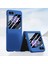 Samsung Galaxy Z Flip5 Için 5g Pc Telefon Kılıfı Küçük Ekranlı Film-Dark Blue ile Cilt Touch Şok Geçirmez Kapak (Yurt Dışından) 2