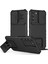 Samsung Galaxy S22+ 5g Slayt Lens Kalkanı Anti-Fall Anti-Fall Kickstand Pc+ Tpu Telefon Kılıfı Black Için (Yurt Dışından) 1