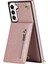 Samsung Galaxy S22 Için 5g Telefon Kapağı Kickstand Fermuar Cüzdan Deri Kaplamalı Tpu Kılıf Omuz Kayışı Pembe (Yurt Dışından) 2
