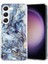 Samsung Galaxy S23 Için Imd Mermer Desen Tpu Kasa Şok Geçirmez Arka Koruyucu Telefon Kapak-Gri (Yurt Dışından) 1