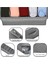 Mavi 97X33X15CM Stili Katlanabilir Nonwoven Yatak Altında Giysi Saklama Kutusu Yorgan Battaniye Toz Geçirmez Organizatör Çanta 5 Izgaralar Yatak Altı Giyim Bölücü Kılıf Yeni (Yurt Dışından) 5