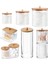 D Stili Makeup Cotton Pad Organizer Bathroom Storage Box For Cotton Swabs Cosmetics Jewelry Makeup Remover Pad Container With Bamboo Lid (Yurt Dışından) 2