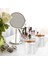 Gri Stil Makeup Cotton Pad Organizer Bathroom Storage Box For Cotton Swabs Cosmetics Jewelry Makeup Remover Pad Container With Bamboo Lid (Yurt Dışından) 4