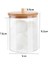 B Bambu Kapak Stili Makeup Cotton Pad Organizer Bathroom Storage Box For Cotton Swabs Cosmetics Jewelry Makeup Remover Pad Container With Bamboo Lid (Yurt Dışından) 1