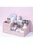 Pembe Tarzı Makeup Organizer Dressing Table Large Capacity Organizer For Cosmetic Storage Makeup Storage Box Desktop Sundries Storage Box (Yurt Dışından) 1
