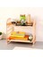 Iskandinav Yeşili Stili 21.5X14X20CM Çift Katmanlı Içi Boş Raf Plastik Kozmetik Masaüstü Fg Banyo Aksesuarları Organizatör Depolama Rafı 2 Katmanlı Raf Tutucu (Yurt Dışından) 5