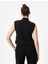 Kolsuz Hırka Dik Yaka Çift Taraflı Fermuarlı Cepli Slim Fit 4
