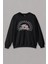 Unisex Siyah Sweatshirt Speedometer Hız Racing Baskılı Sweat 1