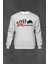 Gri Sweatshirt Racing Motorcycle Evolution Human Evrim Gsxr Motosiklet Baskılı Unisex Sweat 1