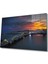 Gün Batımı Şehir Köprü Manzara Cam Tablo 36 x 23-Mıyrem 1