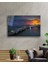 Gün Batımı Şehir Köprü Manzara Cam Tablo 36 x 23-Mıyrem 2